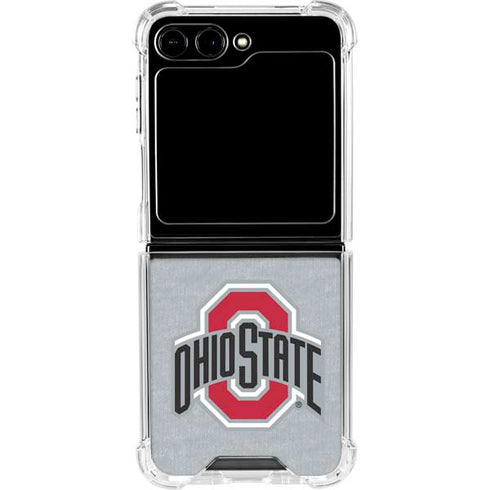 Ohio State University OSU Logo Galaxy Z Flip6 Clear Case